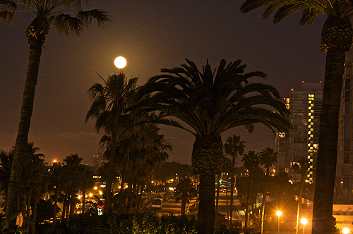 Moon over Coronado